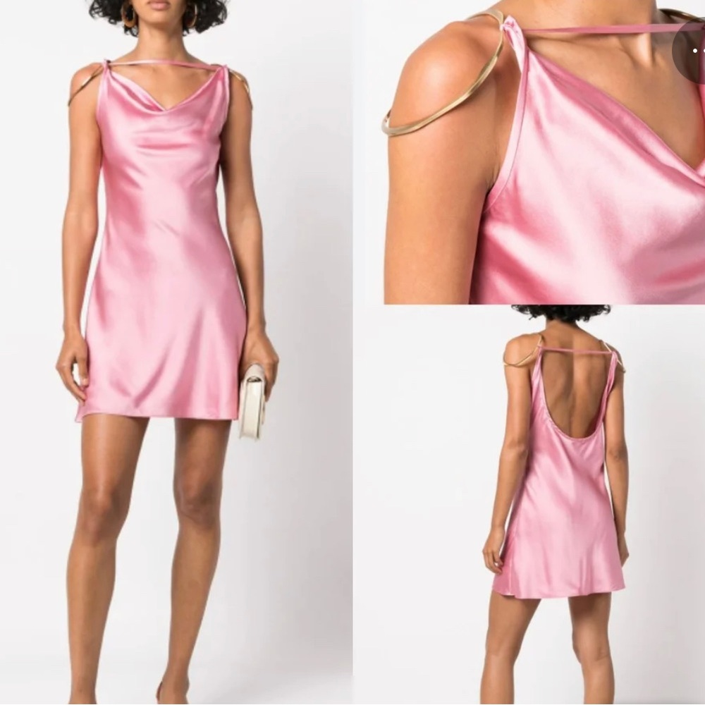 Cult Gaia xs pink Azariah dress